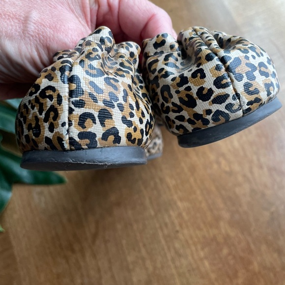 Tory Burch Leopard Print Ballet Flats size 9.5 - Picture 6 of 10